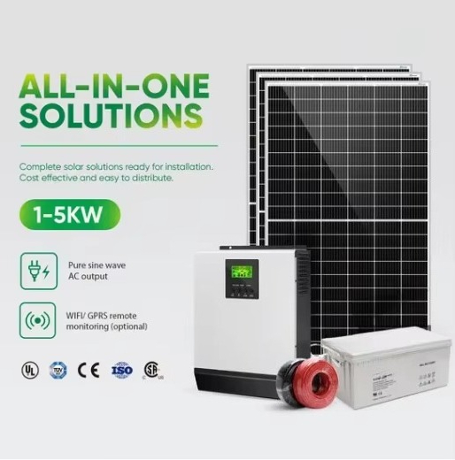 Off Grid Solar Kit - Complete Set Home Solar Energy System