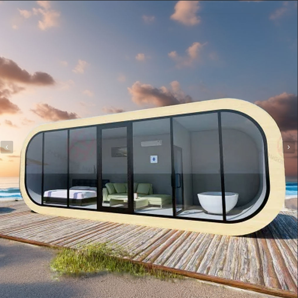 Renewable Energy Yes Please - Eco-Friendly Apple Cabin Solar-Powered Modular Home