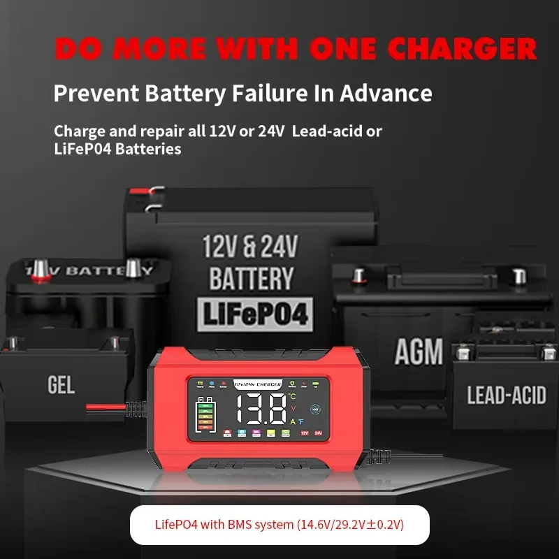12V 15A 24V 8A Car Motorcycle  - огляд і ціна Agm Deep Cycle Battery