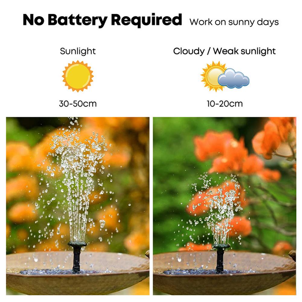 Outdoor Solar Fountain With 6  - огляд і ціна Solar Pool Pump Kit