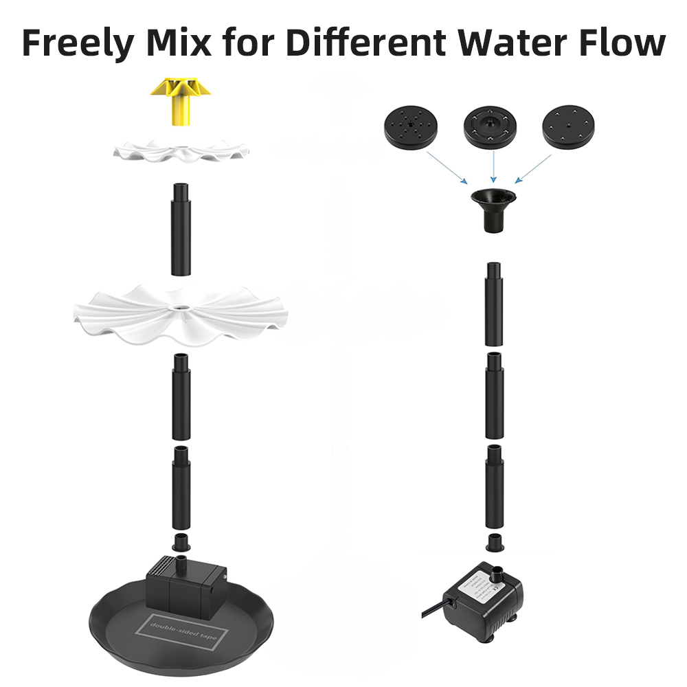 Solar Fountain Pump for Bird B - огляд і ціна Solar Pool Pump Kit