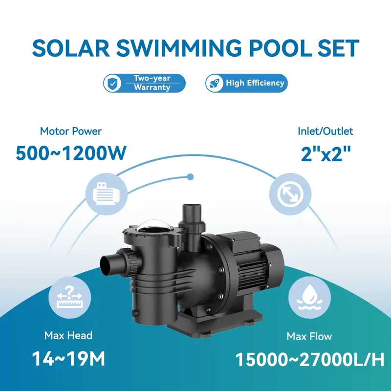Veichi Manufacturer Supply 2 I - огляд і ціна Solar Pool Pump Kit