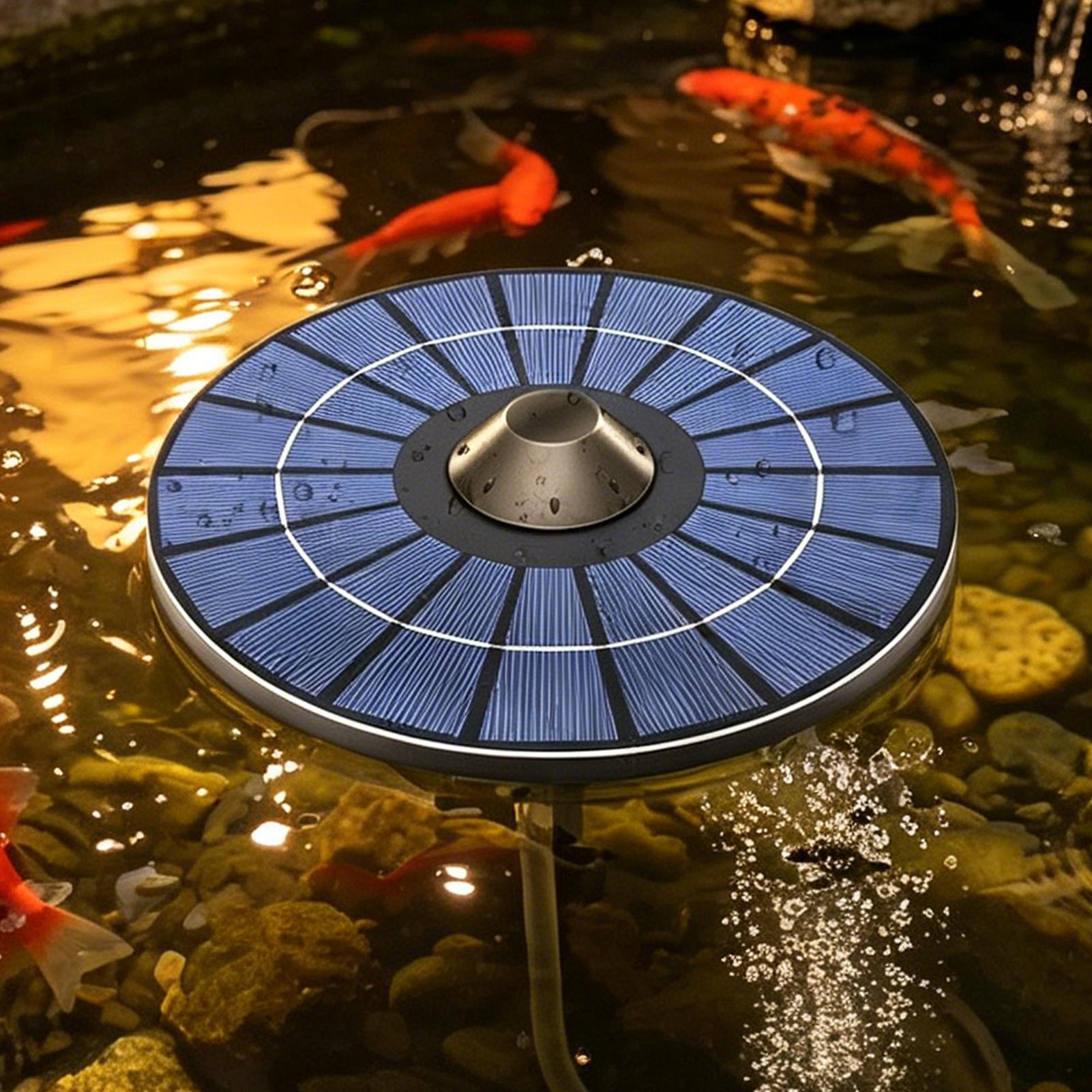 Solar-powered pond aerator pum - огляд і ціна Solar Pool Pump Kit