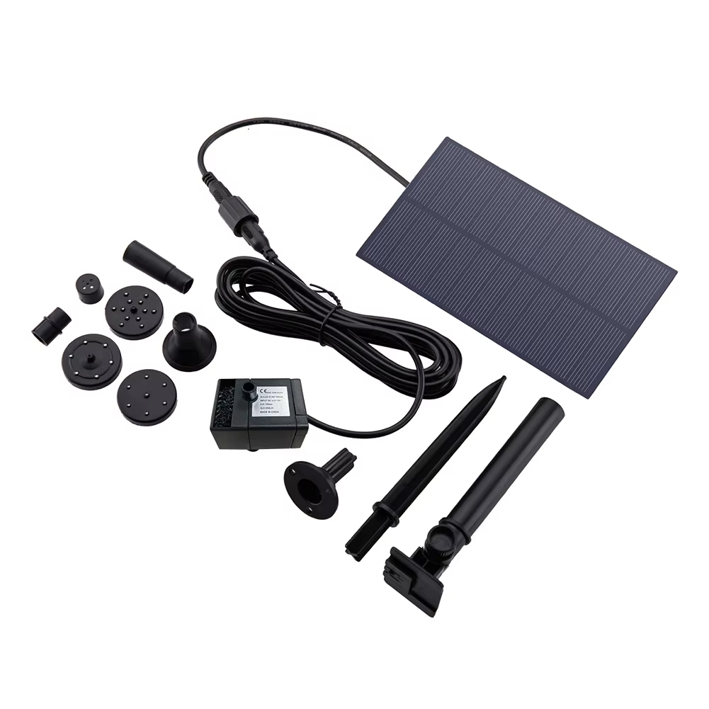 5W 5V Mini Solar Fountain Wate - огляд і ціна Solar Pool Pump Kit