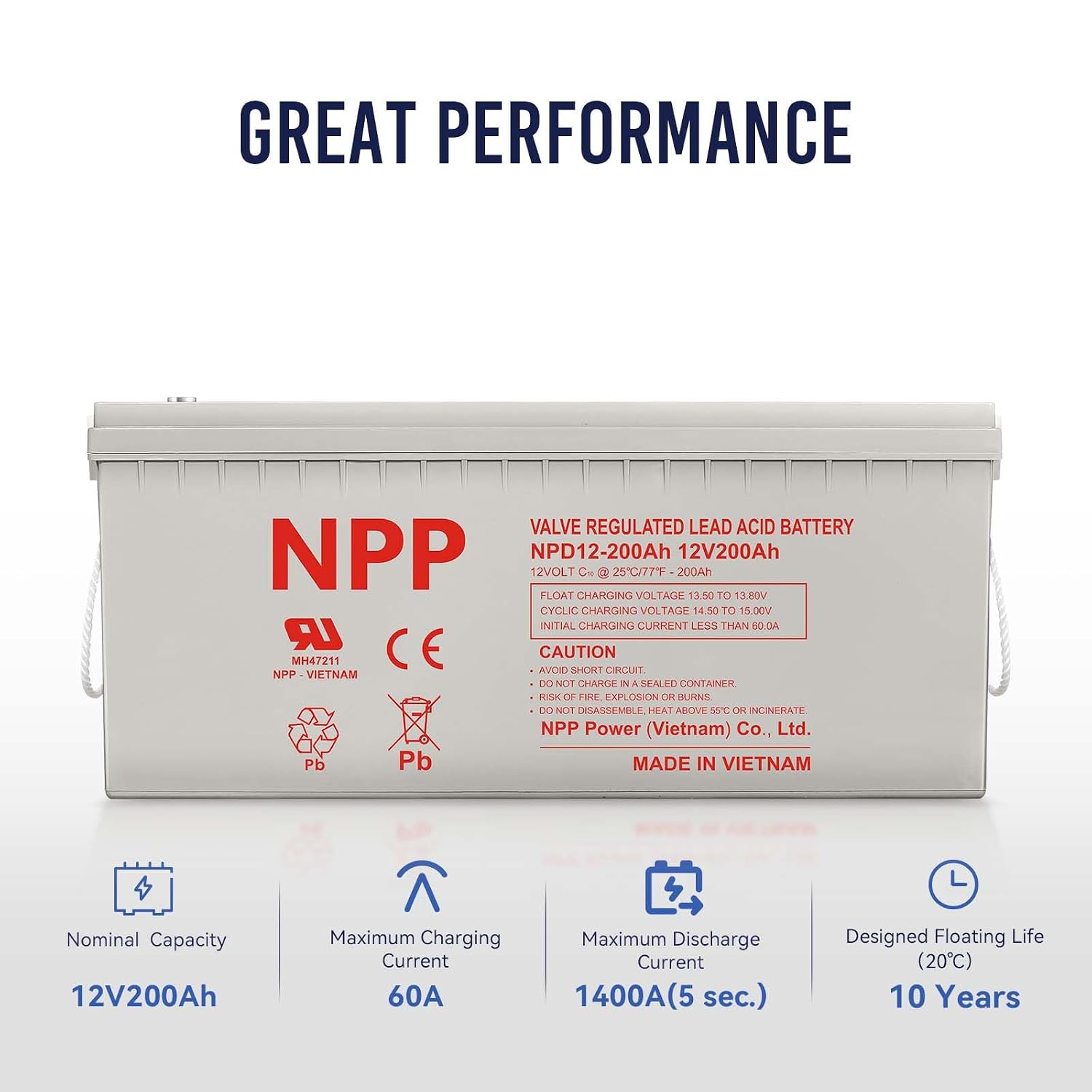 12V 200Ah AGM Deep Cycle Batte - огляд і ціна Agm Deep Cycle Battery