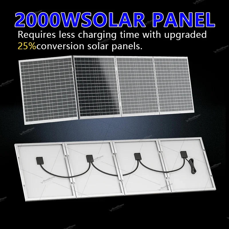 2000W Foldable Solar Panel Pow - огляд і ціна Off Grid Solar Kit