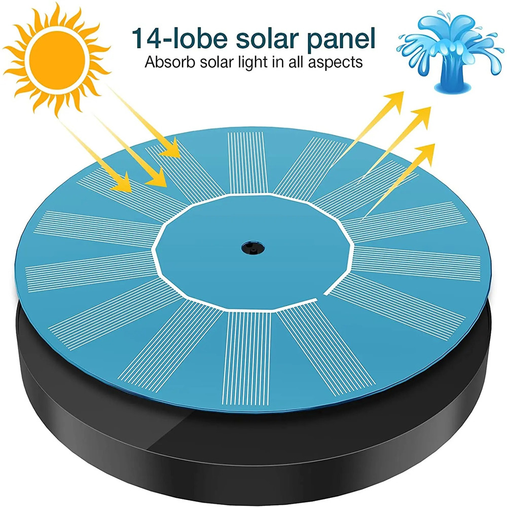 13cm Floating Solar Panel Sola - огляд і ціна Solar Pool Pump Kit