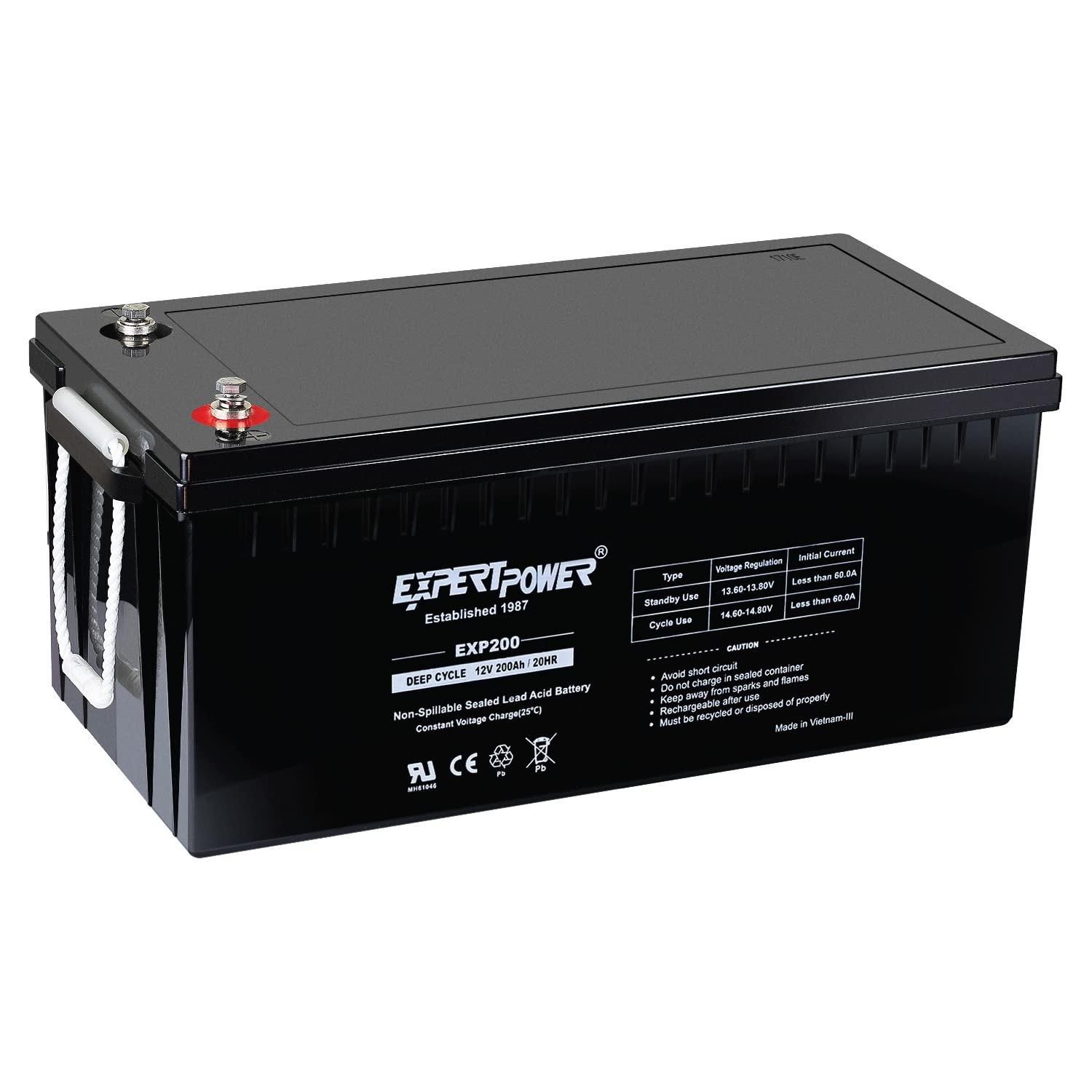 EXP200 12V 200Ah AGM Deep Cycl - огляд і ціна Agm Deep Cycle Battery
