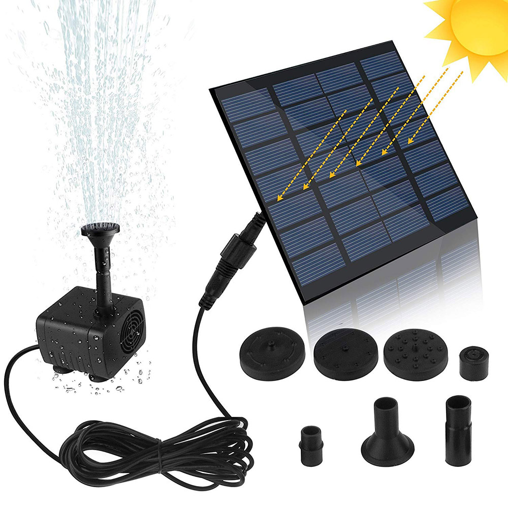Mini Solar Fountain Pump Water - огляд і ціна Solar Pool Pump Kit